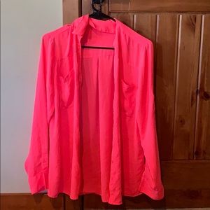 Long-sleeve button-up dress shirt